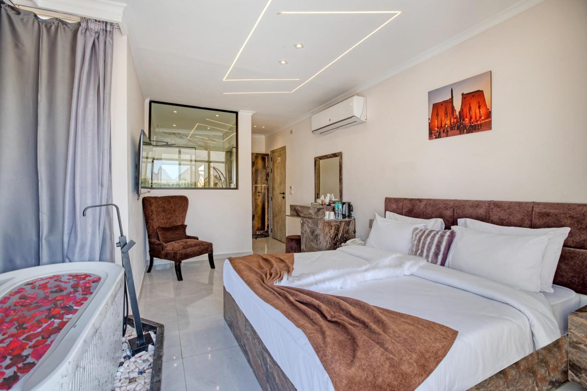 Tree Lounge Pyramids View Inn , Sphinx Giza Kafrat al Jabal Exterior photo